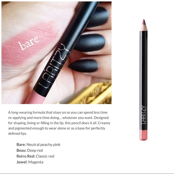 laritzy Other - LARITZY LIQUID LIPSTICK and LIP LINER Coral Pink